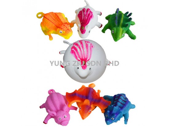 CHILDREN'S BLOWING SMALL ANIMAL TOYS